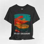Dark Grey Heather Valle Sagrado Peru Tee Front