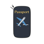Navy Passport Travel RFID Wallet