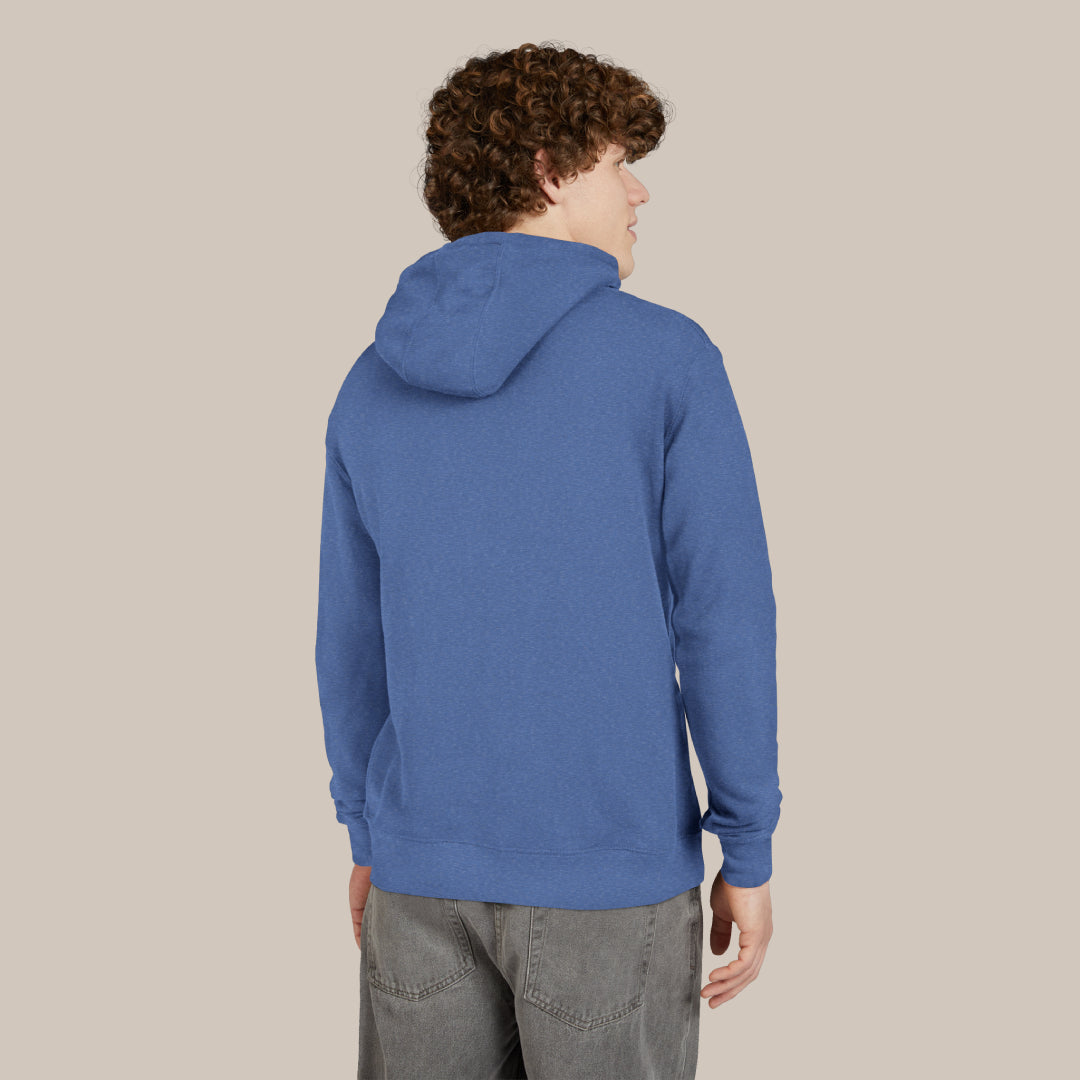 Heather Royal Machu Picchu Hoddie Back