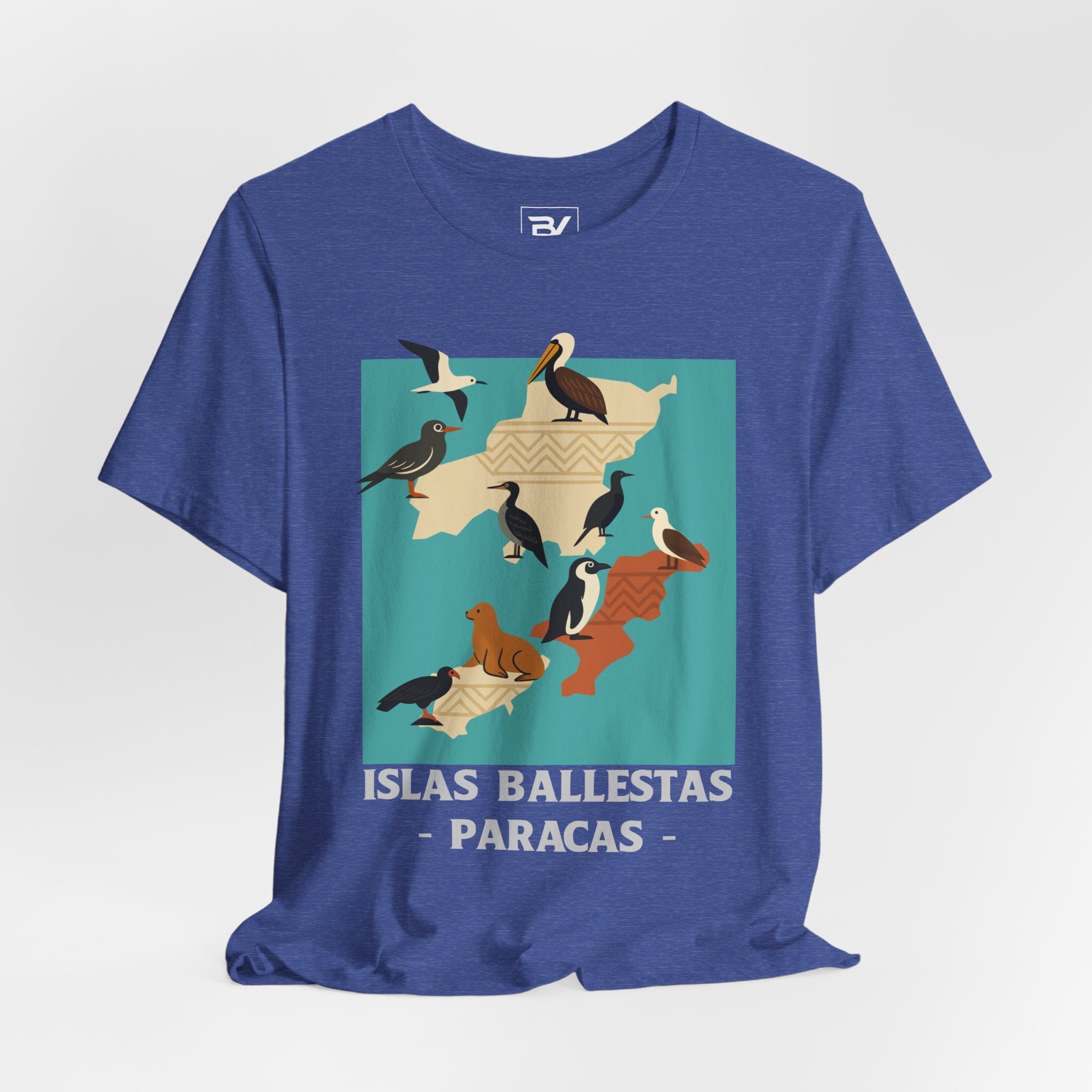 Heather True Royal - Islas Ballestas T-Shirt Front