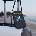 Navy Passport Travel RFID Wallet