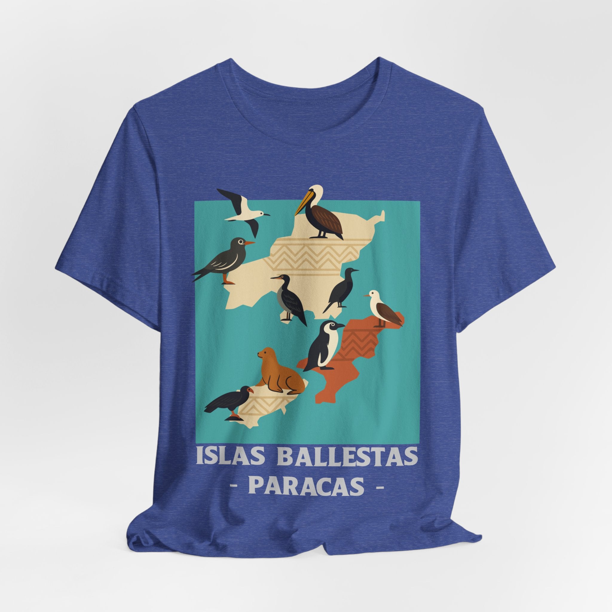 Heather True Royal - Islas Ballestas T-Shirt Front