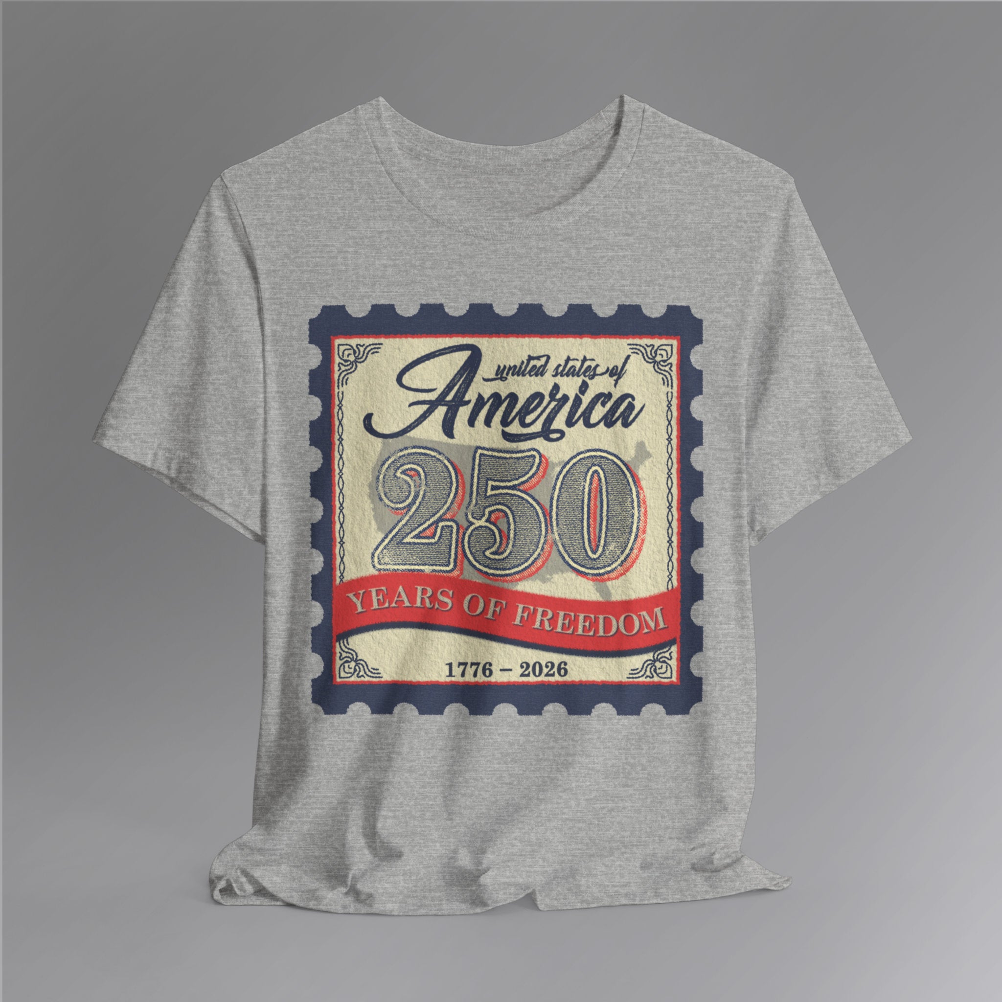 Athletic Heather USA Stamp Hanging 1