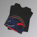 Black Heather, USA 250th Independence T-Shirt, Folded