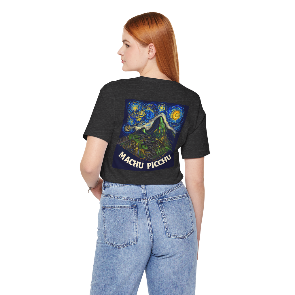 Dark Grey Heather Machu Picchu Person 7