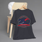 Heather Navy, USA 250th Independence T-Shirt, Hanging 3