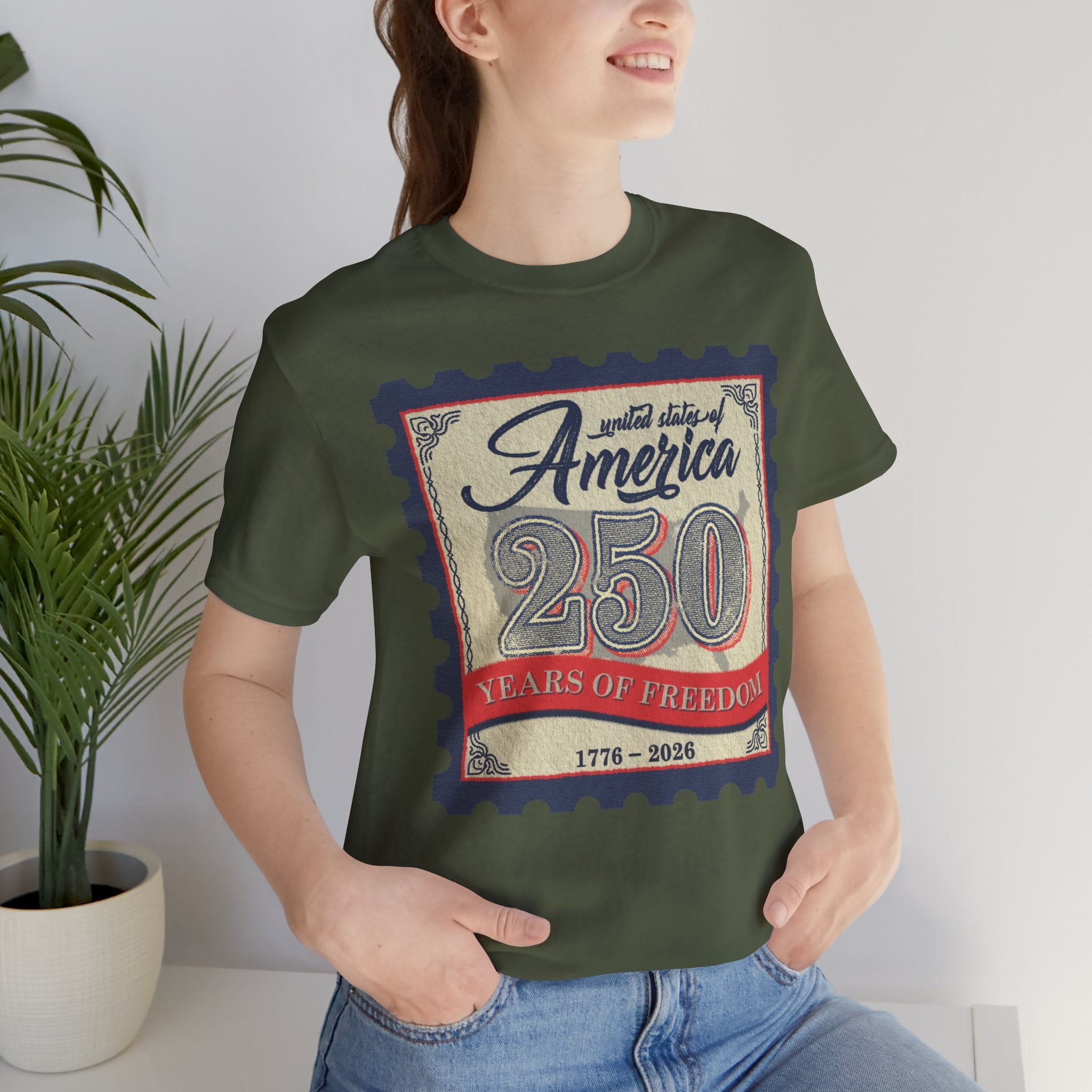 Military Green USA Stamp Lifestyle